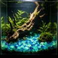 thumbnail image 6 of Super Bright Glow in Dark Pebbles 100Pcs, 0.2-0.35in Small Fluorescent Fine Gravel for Aquarium Substrate, Mixed Color Night Luminous Stones for Vase Decor, Aquascaping, Gardening & Terrarium, 6 of 6