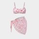 thumbnail image 1 of Traje de baño para mujer, traje de baño con tirantes estampados para mujer, conjuntos de bikini de moda, trajes de baño para mujer, 1 of 4