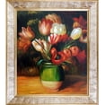 thumbnail image 2 of La Pastiche Tulips in a Vase by Pierre-Auguste Renoir Framed Painting Print, 2 of 5