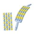 thumbnail image 3 of Colaxi Rouleau de Massage Manuel pour Muscles, 4 Rangées de Rouleaux Portables pour le Dos, Bâtons de Rouleaux pour l'Entraînement des Mollets, Bleu, 3 of 7