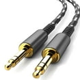 thumbnail image 2 of 3.5mm Aux Audio Cable for Car, Phone, Computer, Headphones, Gold-Plated, 10-ft, 2 of 5