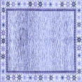 thumbnail image 1 of Ahgly Company Indoor Square Abstract Blue Modern Area Rugs, 7' Square, 1 of 4