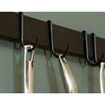 thumbnail image 3 of Rogar 1110 24 Inch Bar Rack - Black with 4 Black Regular Hooks, 3 of 3