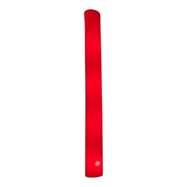 Barra de espuma LED, tubo intermitente de esponja, suministros para fiestas, bodas, festivales (rojo) Ehuebsd Libre de BPA