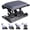 Gray, variant on Foot Rest for Under Desk at Work,Height Adjustable Infinite Angle Ergonomic Foldable Footrest for Office, Gaming,Computer, Removable Pad Desk Foot Stool with Massage Beads,for All Seasons