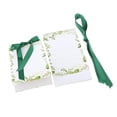 thumbnail image 1 of 6 Piezas Tarjetas de Papel perfecl con Cinta Asignación Hecho Decoración Colgantes Verde Tarjeta de mesa de papel, 1 of 8