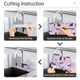 thumbnail image 5 of Yayeee Faucet Mat for Kitchen Sink 30" Diatomite Long Splash Guard Pad, Light Purple Halloween Black Cat, 5 of 7