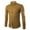 Khaki, variant on Men's Stretch Dress Shirts Wrinkle-Free Long Sleeve Casual Button Down Blouse Athletic Slim Fit Business Shirt Green L