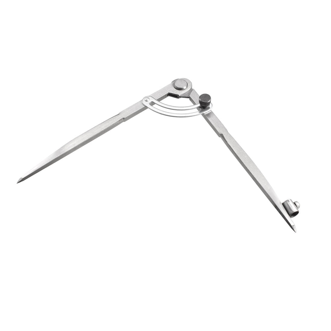 Uxcell Wing Divider Compass 8 Inch 200mm Adjustable Lockable Compass with Pencil Holder for Geometry Drawing