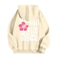 thumbnail image 4 of Durtebeua Oversized Hoodies for Women Womens Casual Pullover Tops Long Sleeve Shirts Crewneck Oversized Sweatshirts 2024 Fall Clothes Z01-Beige,2XL, 4 of 6