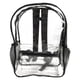 thumbnail image 1 of Mochila transparente para estadio | Bolsa transparente homologada para conciertos y eventos deportivos | Mochila pequeña de plástico de 30 x 40 cm con 4 bolsillos y portabotellas | Ideal para, 1 of 1