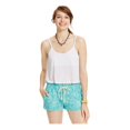 thumbnail image 2 of Roxy Oceanside Casual Mini Shorts para Mujer, Azul, Mediano Roxy Mini, 2 of 2