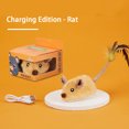 thumbnail image 2 of Jouet de Chat Interactif avec Queue de Plume pour Chaton Chien Exercice Extérieur Intérieur, 2 of 9