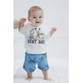 thumbnail image 5 of Disney Mickey Mouse Donald Duck Pluto Toddler Boys Waffle knit T-Shirt Shorts Outfit Set Newborn to Toddler, 5 of 5