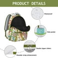 thumbnail image 5 of Abstract Bohemian Style Waterproof Backpack for Student, Durable Oxford Cloth, Scratch-Resistant, Adjustable Straps with Large Capacity for School, Travel, Outdoor, and Sports Activities, 5 of 5