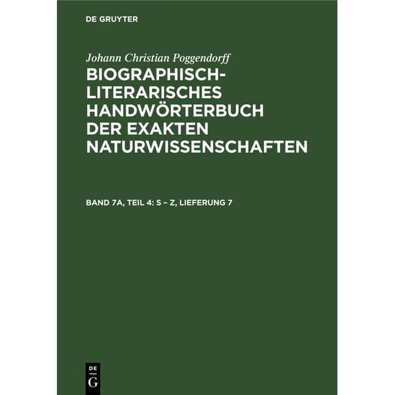 S - Z, Lieferung 7, (Hardcover)
