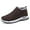 Brown, variant on Men's and Women's cotton shoes, Waterproof Winter shoes with Slip-on, Fashion cotton shoes for Cold Weather