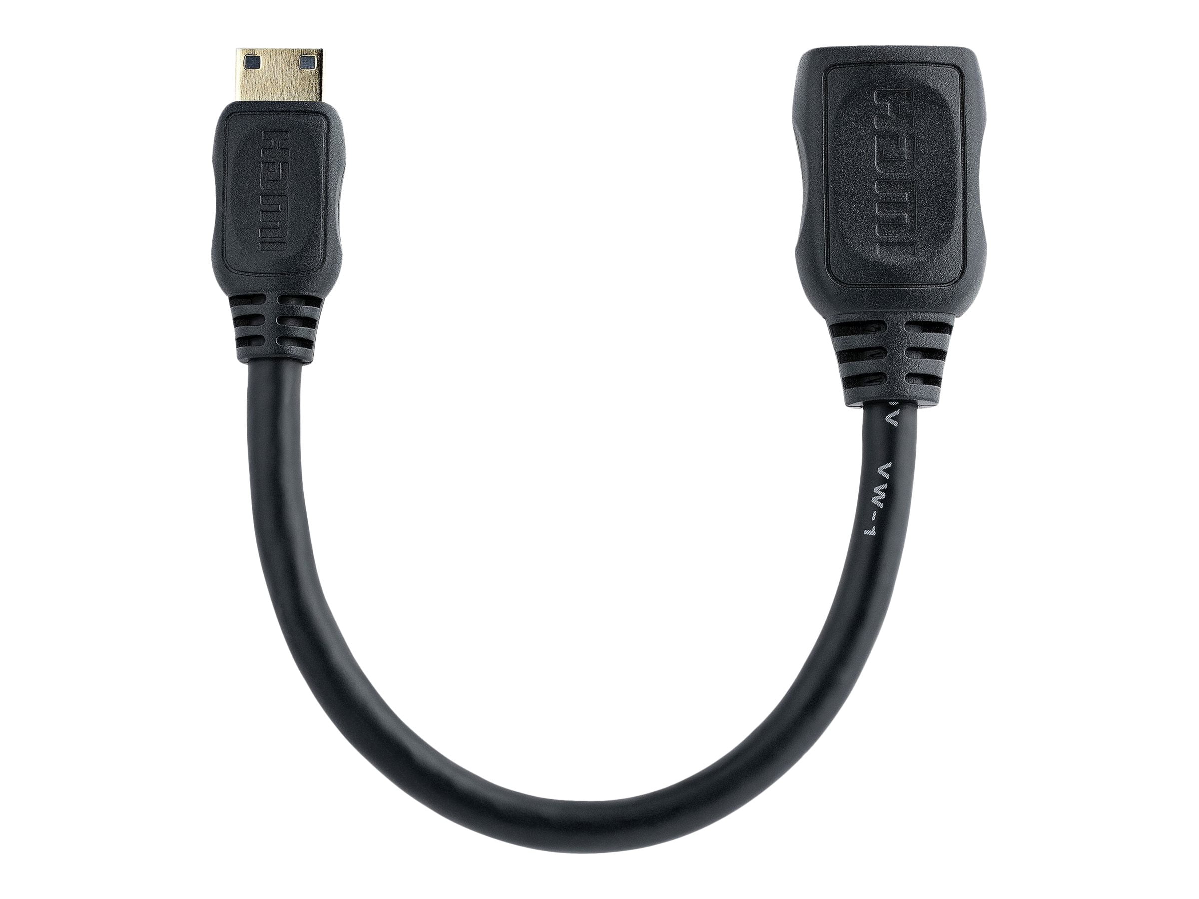 StarTech 5in High Speed HDMI Adapter Cable - HDMI to HDMI Mini- F/M