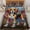 Beagle Dog, variant on Lotusprinthandmade German Shepherd Dog 3D Quilt Bedding Set, White Binding, 70x80