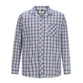 thumbnail image 3 of Aloohaidyvio Mens Casual Dress Shirts Plaid Button Down Shirt Long Sleeve Formal Business Gingham Shirt for Men, 3 of 5