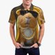 thumbnail image 1 of Fotbe Heavy Metal Style Guinea Pig Camiseta Polo de Golf para Hombre con Estampado – Camisa Deportiva Transpirable con Cuello Abotonado-Large, 1 of 6