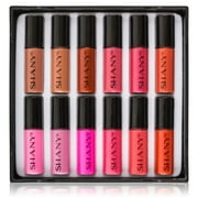 SHANY All That She Wants Lip-Gloss Set - 12 Matte, Pearl, and Shimmer petite Lip-gloss Set - Premium Gift Packaging