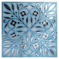 thumbnail image 1 of Baldosas adhesivas tipo papel tapiz Main Street, paquete de 24, 20 x 20 cm, azul y plateado, 1 of 9