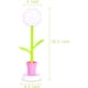 thumbnail image 2 of Lámpara de escritorio para niños Girasol LED Lámpara de mesa de carga Soporte Protección para los ojos Escritorio pequeño plegable para lectura, brillo ajustable - Rosa, 2 of 5