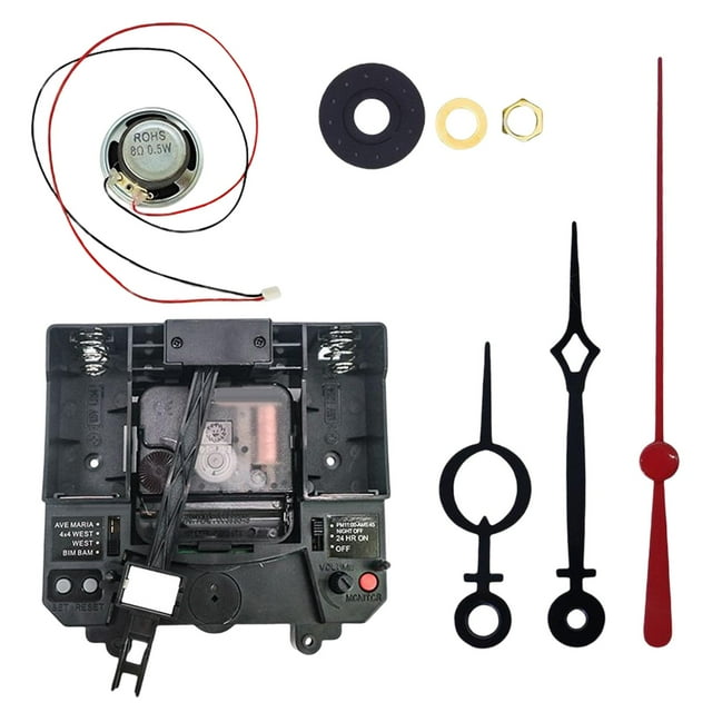 Clock Movement Mechanism with Hands Silent Mechanism Kits Parts Music for Repair C