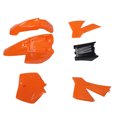 thumbnail image 3 of Front Wheel Fairing Cover Kit, Motorcycle Splash Guard Kit Orange Lightweight  for Senior Adventure Junior 50cc SX SR JR, 3 of 8