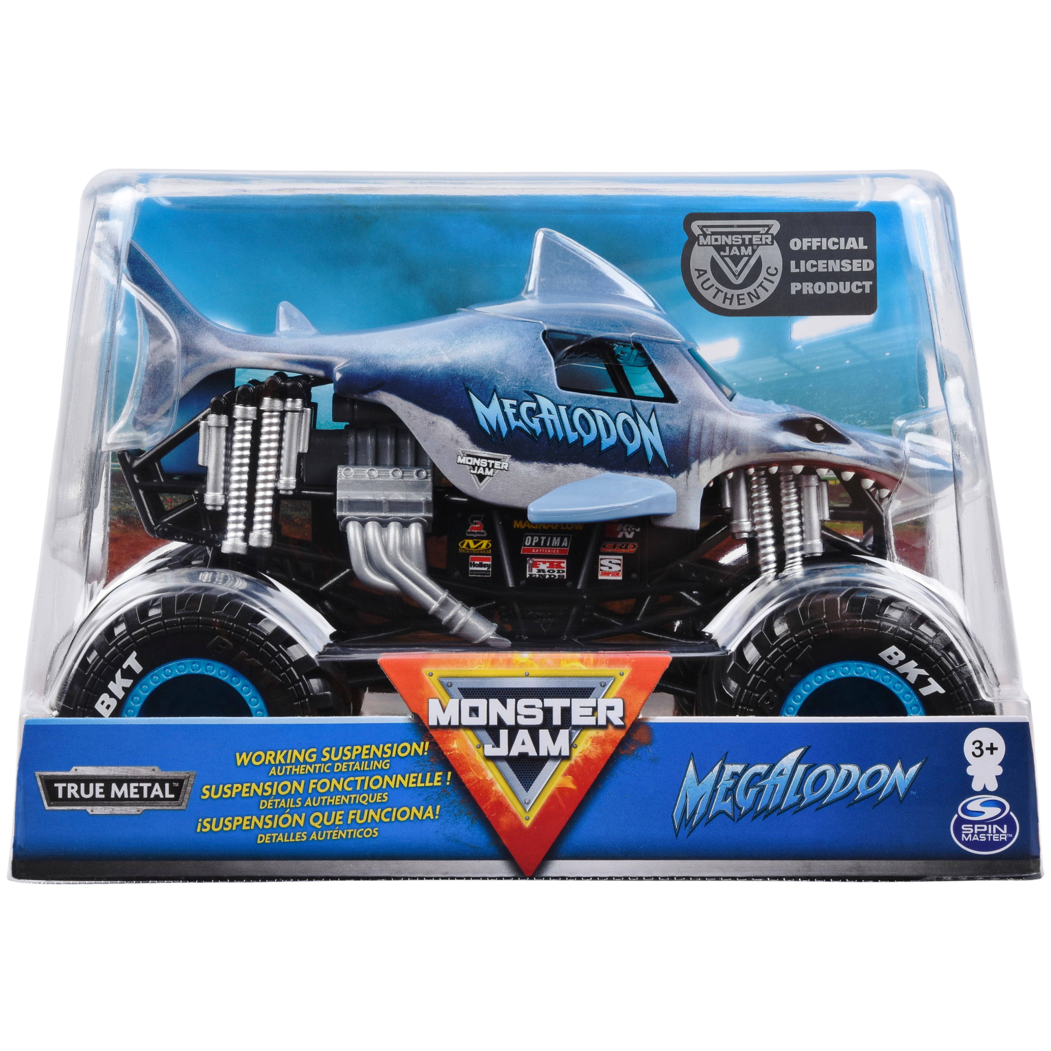 Monster Jam Original Toy: Calavera Purple Monster Truck, 1:24