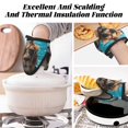 thumbnail image 7 of Disketp Hawaiian Swimming Lion Non-Slip Mini Oven Mitt Set, Short Oven Mitts for Baking Grilling Barbecue Microwave, 5.9"x5.9"in, 7 of 7