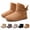 Brown, variant on Snug Boot Non-slip Waterproof Wide Toe Box Winter Barefoot Shoe