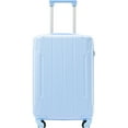 thumbnail image 2 of JERFIT 20" Sky Blue ABS Carry On Luggage Hardshell Suitcase w/ TSA Lock & 8 Spinner Wheels, Lightweight Durable Travel Cabin Case, 2 of 9