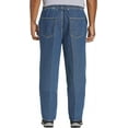 thumbnail image 2 of Harbor Bay by DXL Big and Tall Men's Full-Elastic Waist Jeans, Dark Stonewash, 1X Waist/32 Inseam, 2 of 8
