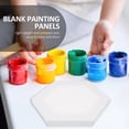 thumbnail image 2 of 3Pcs Painting Canvas Panel Blank Canvas Frame White Painting Board for Students, 2 of 5