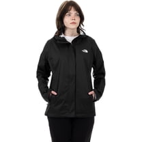THE NORTH FACE Women’s Venture 2 Waterproof Hooded Rain Jacket (Standard ), TNF Black, X-Large