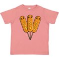 thumbnail image 3 of Inktastic Happy Corn Dogs with Mustard Boys or Girls Toddler T-Shirt, 3 of 5