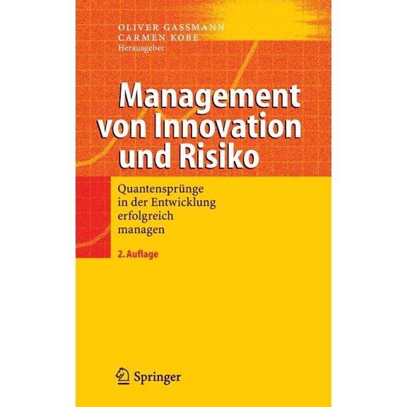 Management Von Innovation Und Risiko: QuantensprÃ¼nge in Der Entwicklung Erfolgreich Managen, (Hardcover)