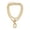 Gold, variant on YYKihy Fashion Personality Aluminum Chain Multi Layer Necklace Fashion Geometric Metal Buckle Collar Ornament Female