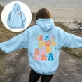 thumbnail image 2 of Godom Womens Solid Hoodies Fall Fashion Casual Long Sleeve Hooded Sweatshirts Loose Comfy Trendy Pullover Tops with Pockets Oversized Hoodie, 2 of 6
