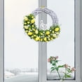 thumbnail image 3 of CSChome Easter Wreath Easter Wreath – Flat Printing Egg Garland Pendant Hanging Rabbit Decoration Home Decor, 3 of 6