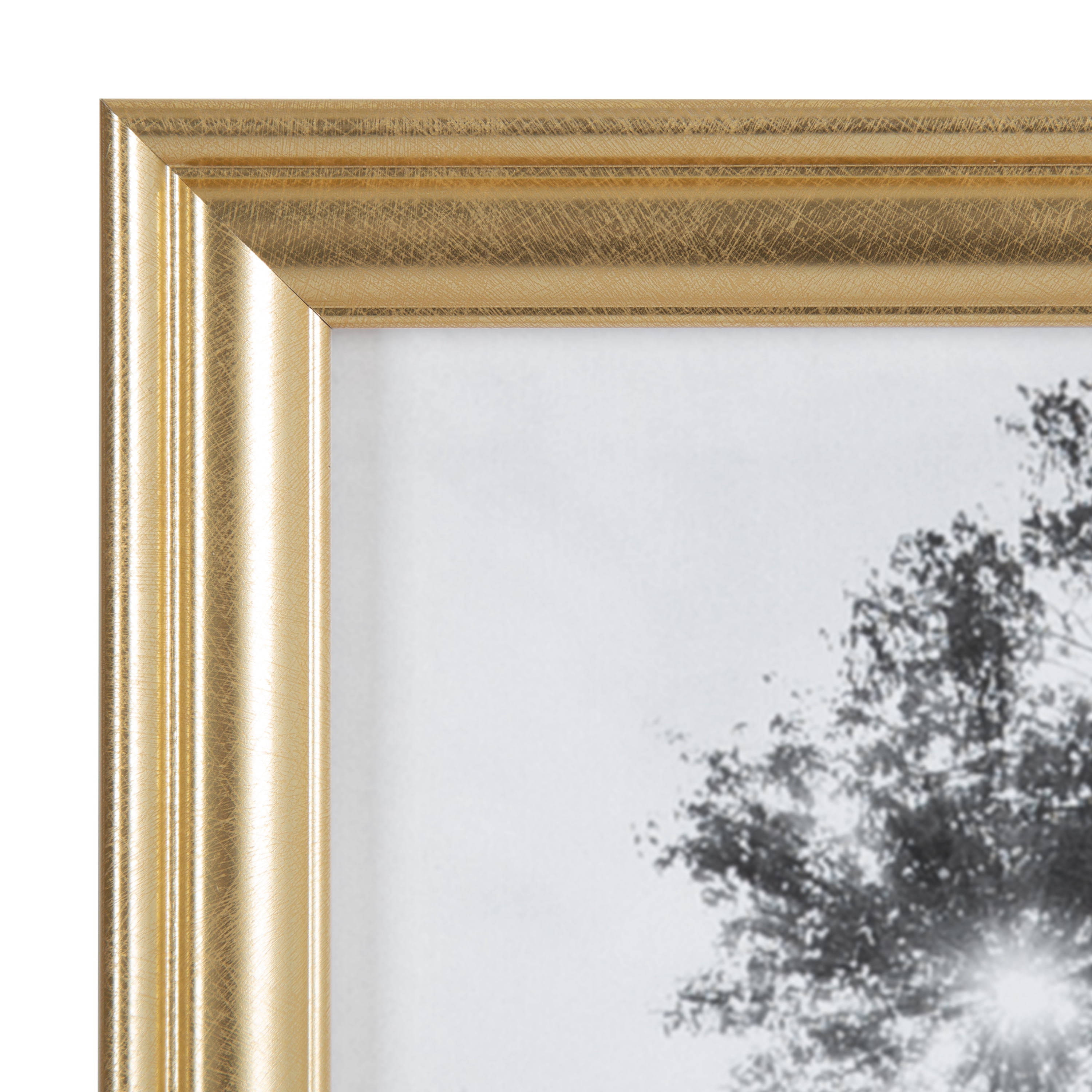 (2 pack) Mainstays – 4x6 Picture Frame – Gold Traditional Program Tabletop Photo Frame