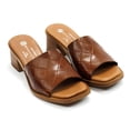 thumbnail image 1 of Eric Michael Women's Vicky Slip-On Leather Heels, Tan,10 M US, 1 of 7