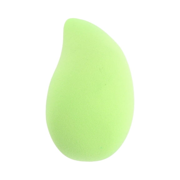 Unique Bargains 1 Pc Mango Face Makeup Sponge for Bedrooms Green Hydrophilic Polyurethane