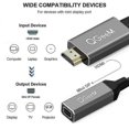 thumbnail image 4 of unique Qgeem Hdmi Single To Mini Dp Converter Adapter Cable Uhd 4k@30hz Plug-D, 4 of 4