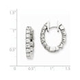 thumbnail image 2 of 14k White Gold 7.5mm White Freshwater Cultured Pearl and 1/15 carat A Diamond Halo Ring Y4380PL/A, 2 of 2