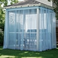 thumbnail image 2 of Rosnek Mosquito Netting for Patio Outdoor Curtains, Lightweight Mosquito Screen Mesh DIY Size Adjustable for Patio Porch Garden, 1 Panel, 2 of 6