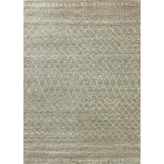 Ahgly Company Machine Washable Indoor Rectangle Industrial Modern Desert Sand Beige Area Rugs, 8' x 10'