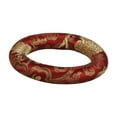 thumbnail image 3 of Himalayan Singing Bowl Cushion Ring Shape Silk Cushion Antique Sound Bowls Accessory Red, 3 of 9
